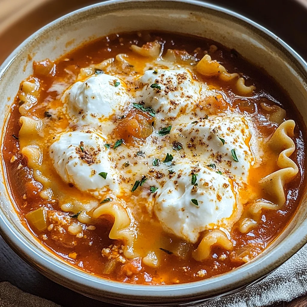 Irresistible Lasagna Soup