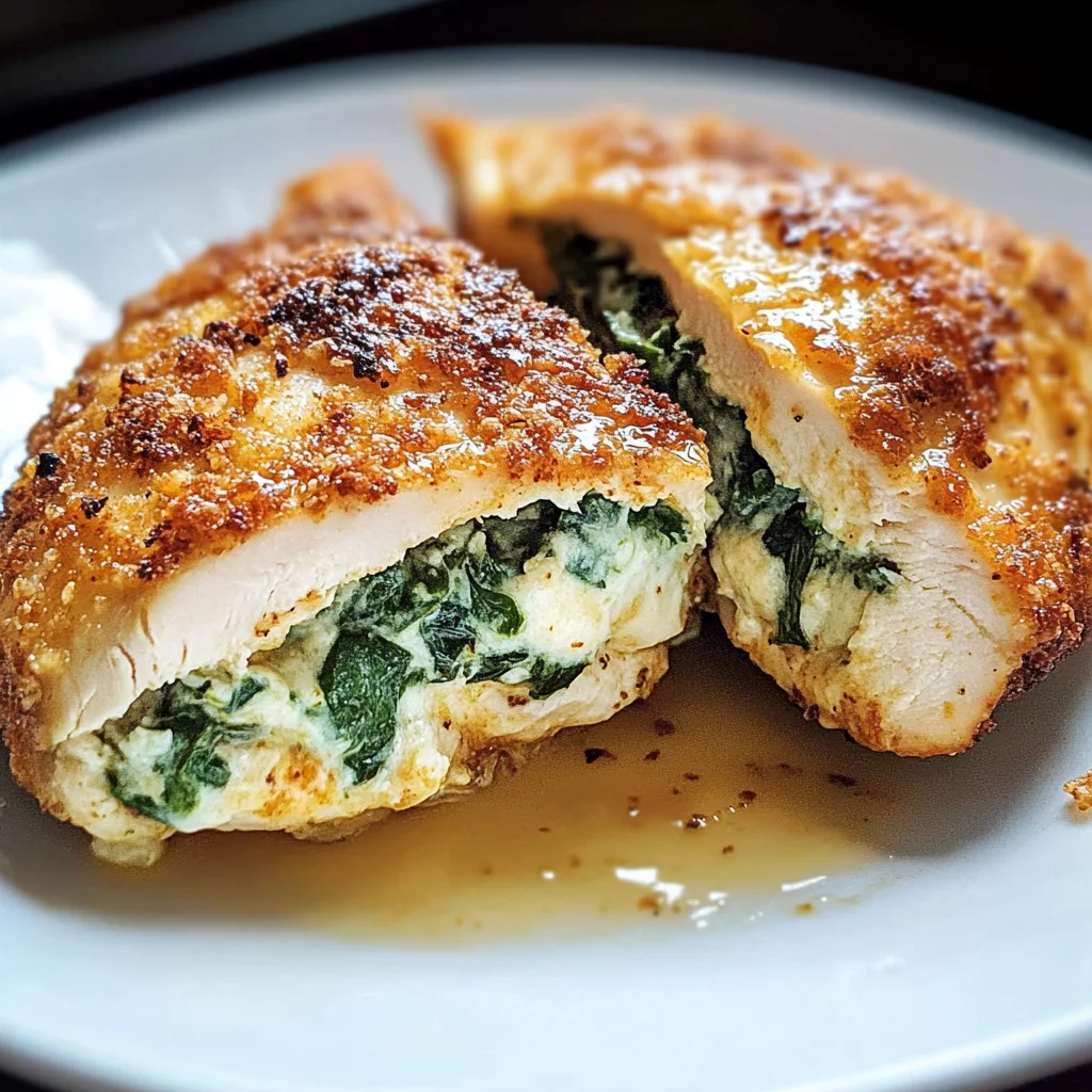 Spinach Stuffed Chicken Breasts