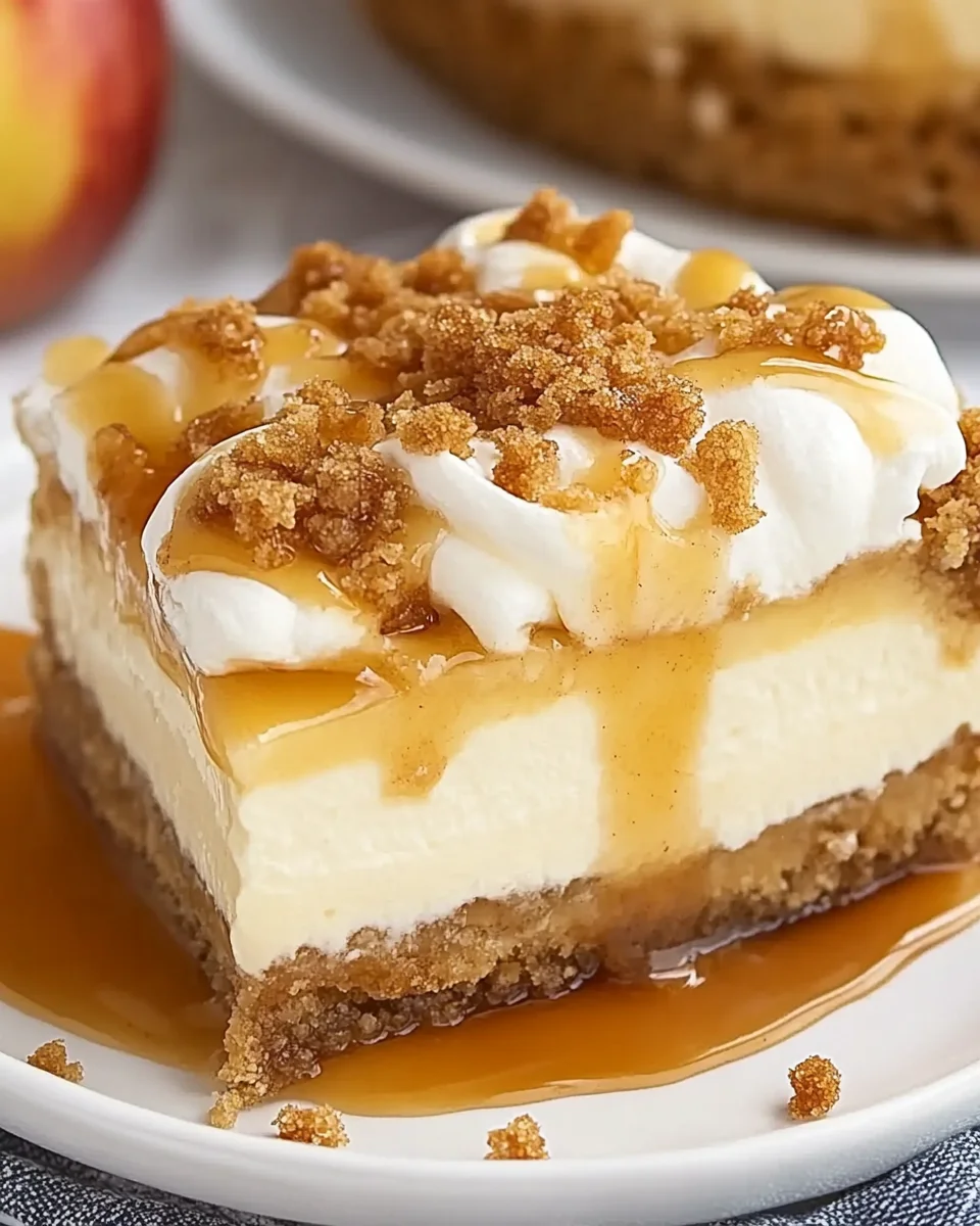 Apple Crisp Cheesecake Delight