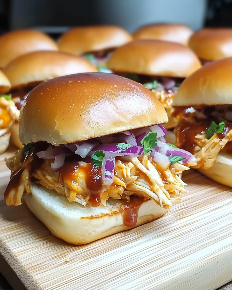BBQ Chicken Sliders