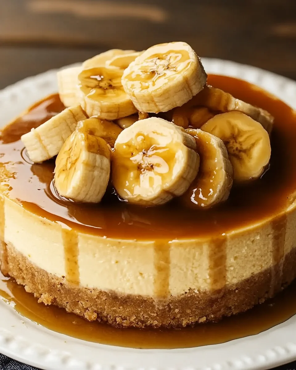 Bananas Foster Cheesecake