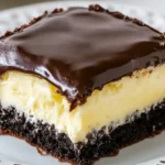 Boston Cream Poke Cake