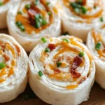 Cheddar Turkey Turkey Bacon Ranch Pinwheels