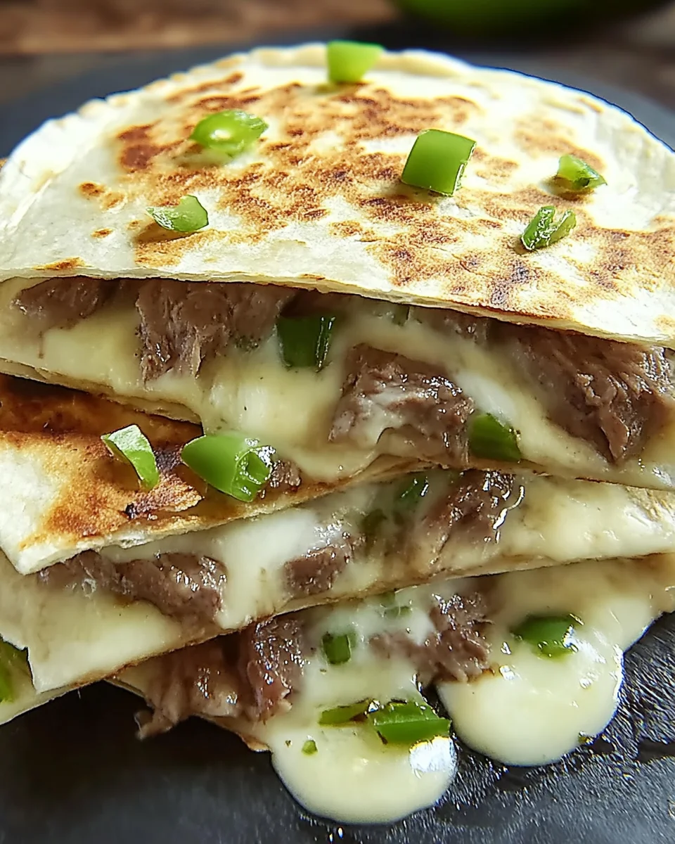 Cheese Steak Quesadillas