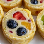 Cheesecake Fruit Salad Roll Ups