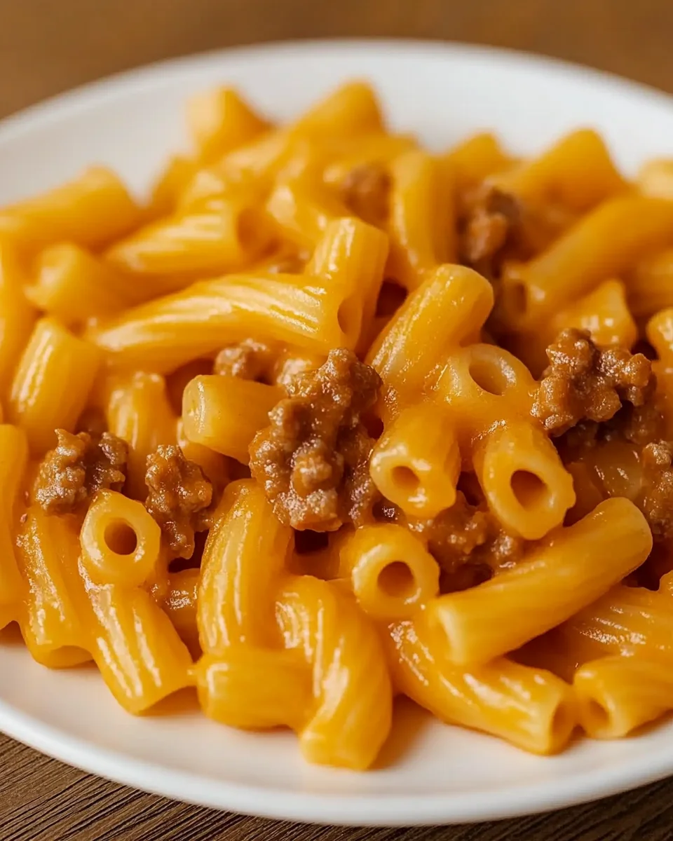 Cheesy Beef Taco Pasta