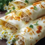 Cheesy Garlic Chicken Wraps Recipe Quick and Tasty Meal