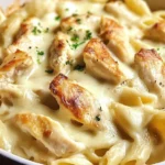 Chicken Alfredo Bake