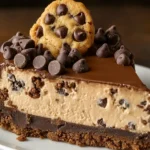 Chocolate Chip Cookie Bottomed Cheesecake