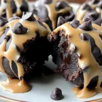 Chocolate Chip Cookie Dough Brownie Bombs