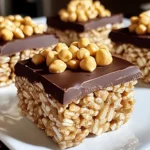 Chocolate Peanut Butter Rice Krispie Squares