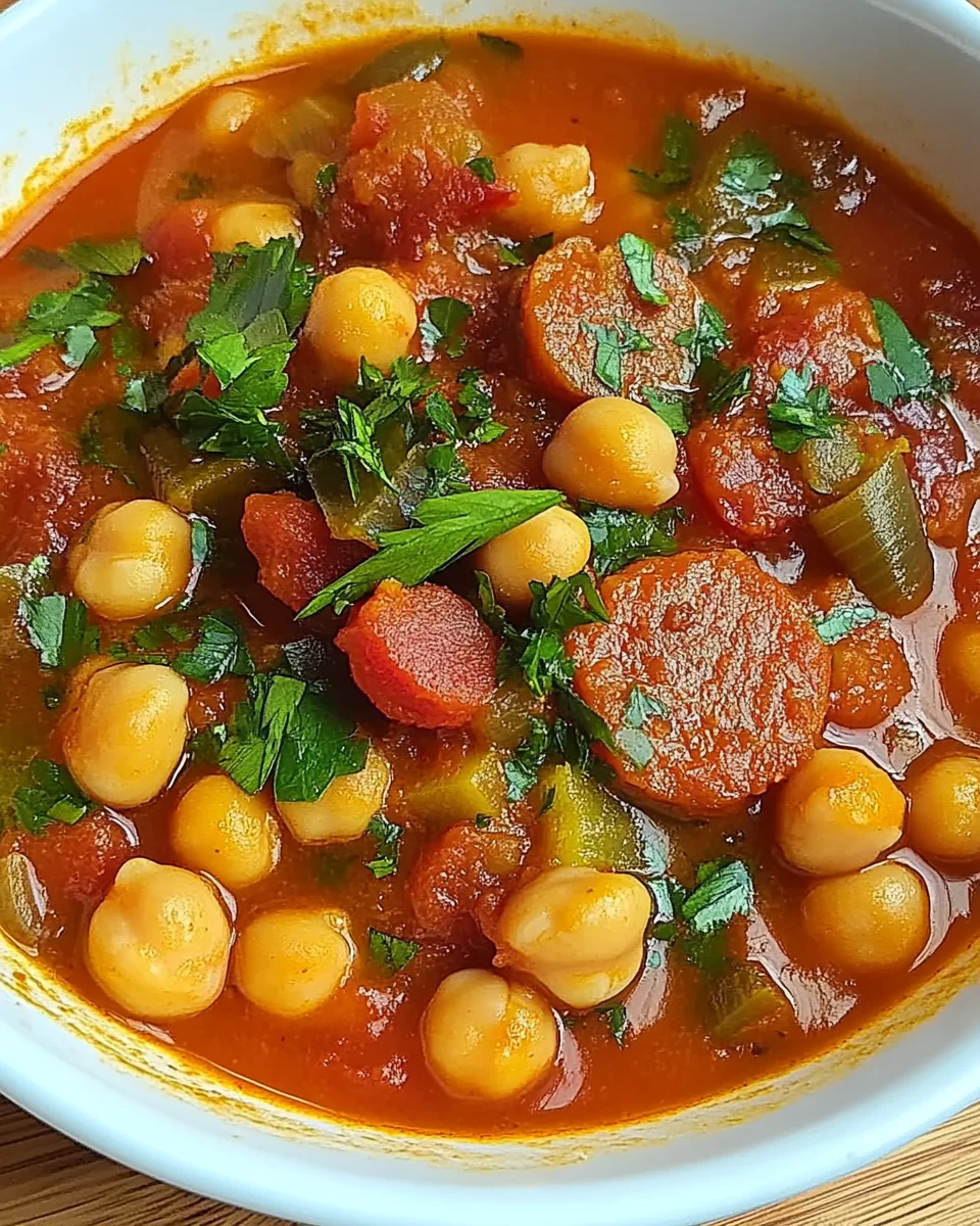 Chorizo Chickpea Stew