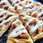 Cinnamon-Sugar Pizza Made with Crescent Rolls