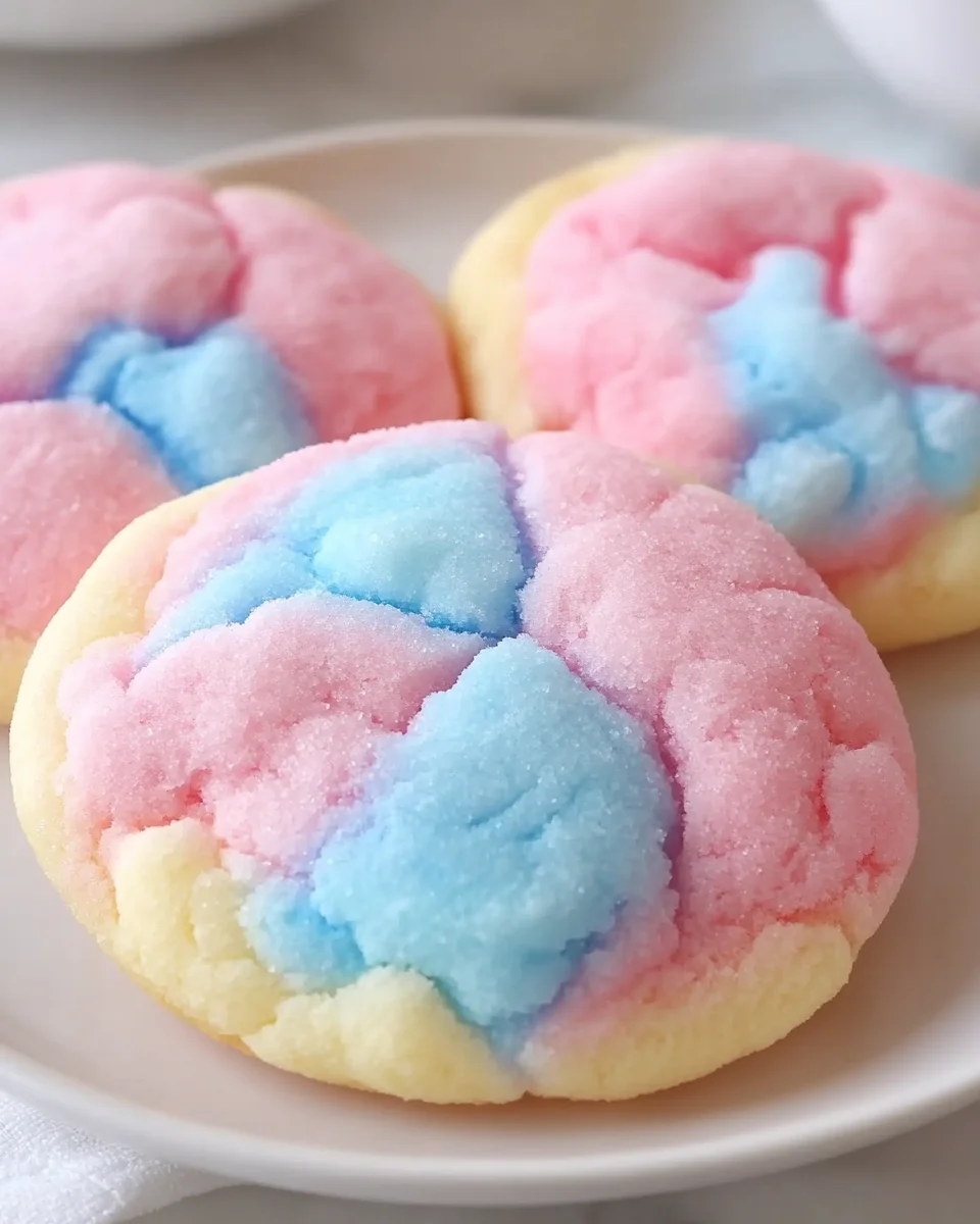 Cotton Candy Cookies