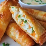 Crab Rangoon Egg Rolls