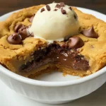 Deep Dish Nutella Cookie Pie