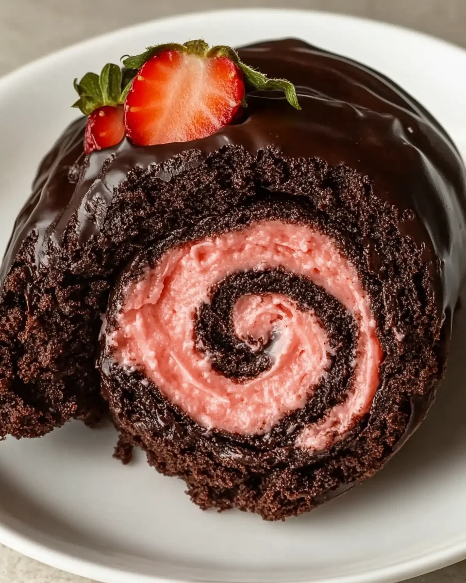 Easy Chocolate Swiss Roll