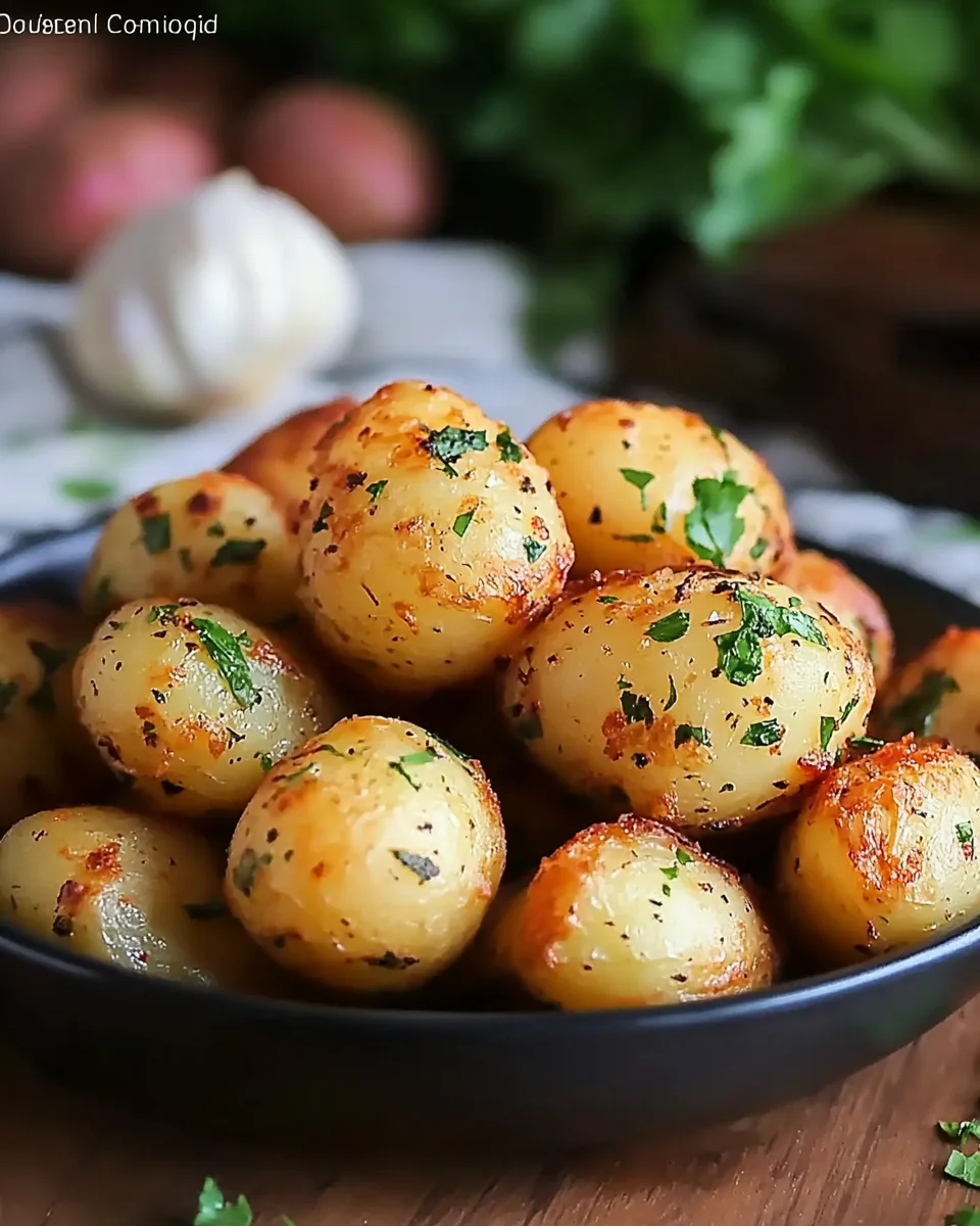 Garlic Potato Pops