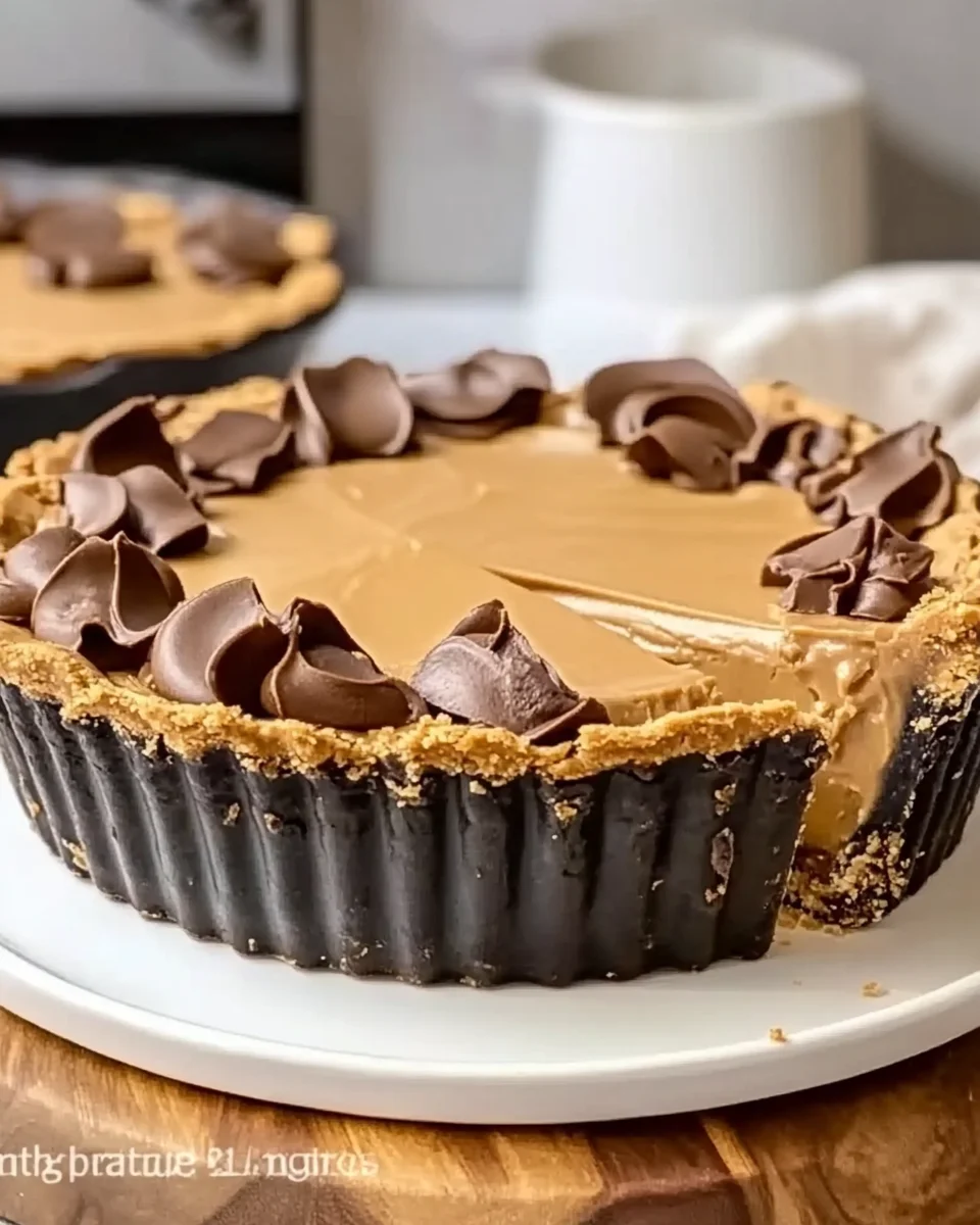 Giant Peanut Butter Pie