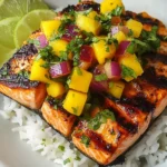 Grilled Salmon Mango Salsa