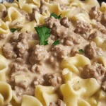 Ground Beef Stroganoff