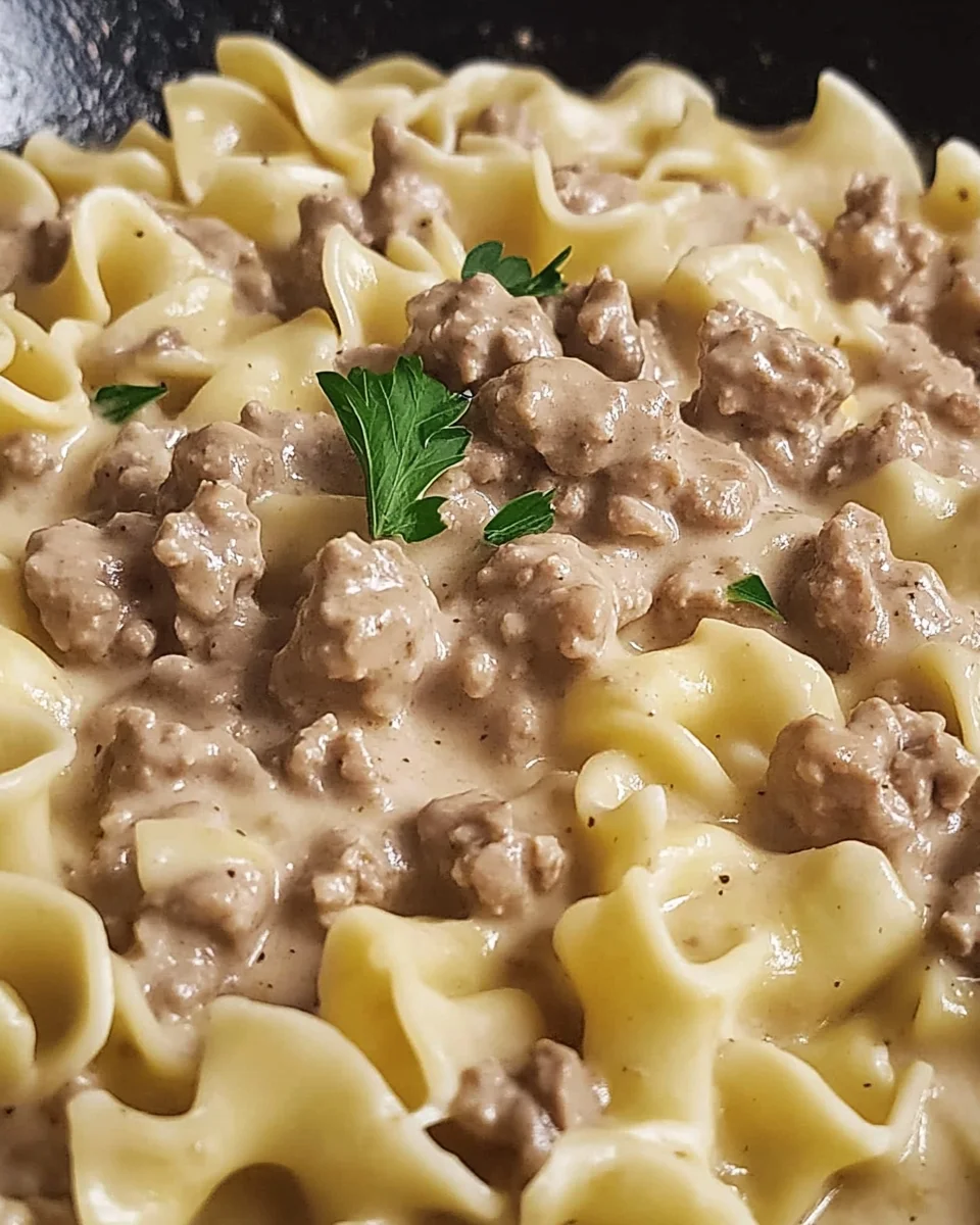 Ground Beef Stroganoff