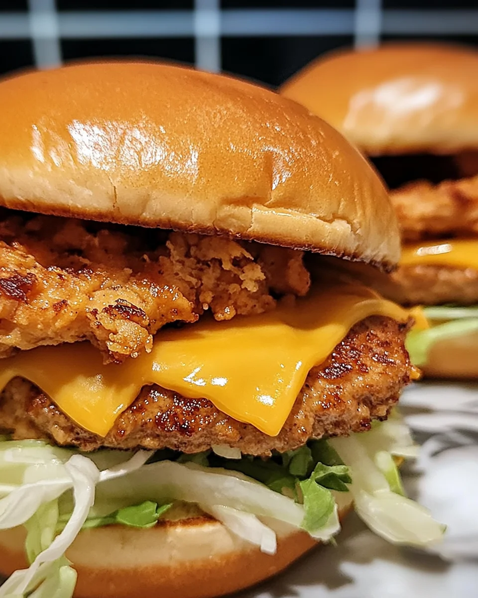 Ground Chicken Smash Burgers
