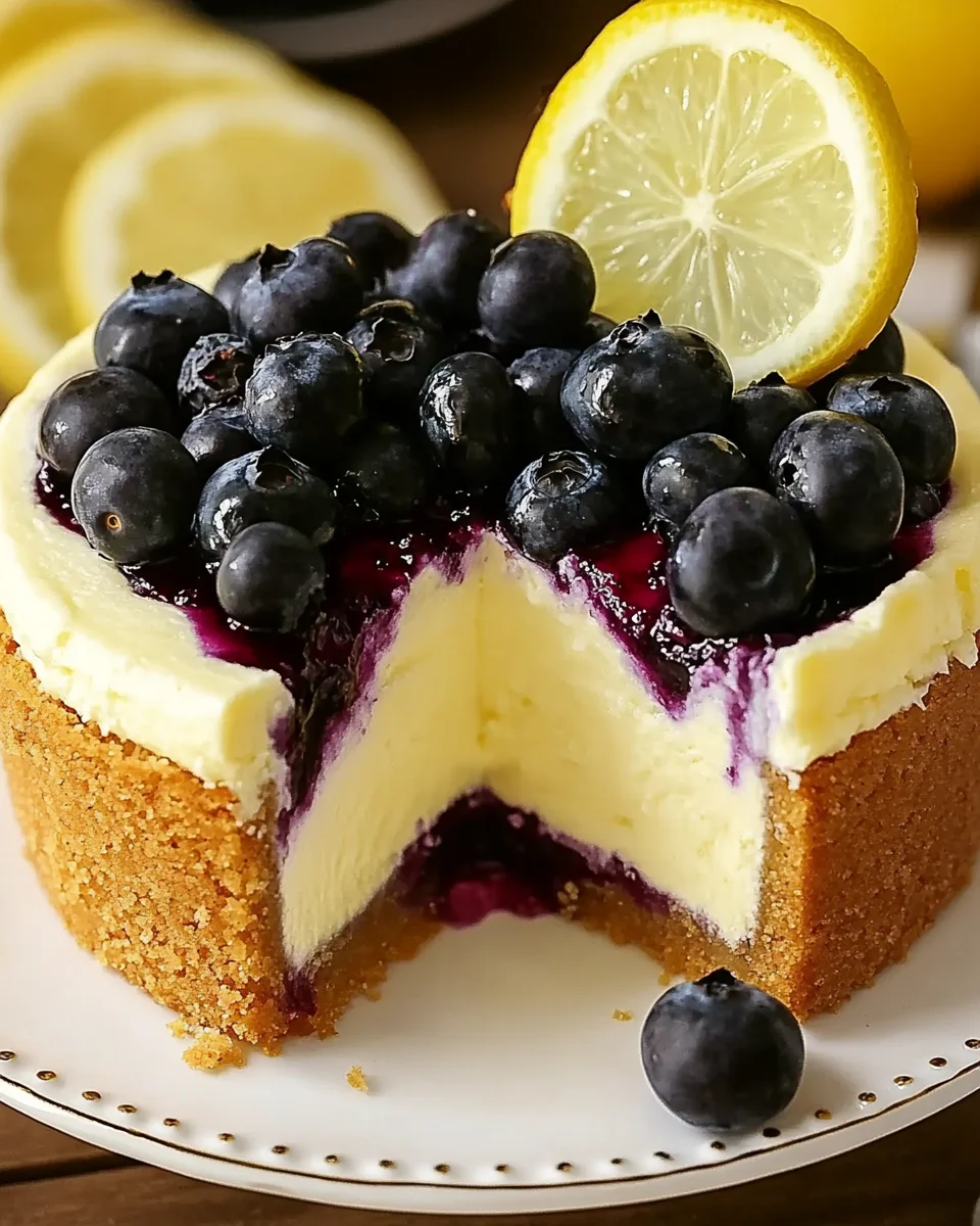 Lemon Blueberry Cheesecake