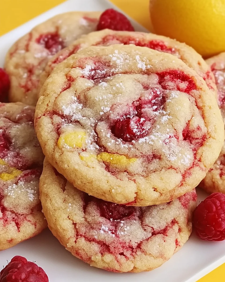 Lemon Raspberry Cookies
