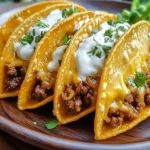 Loaded Cheesy Pocket Tacos