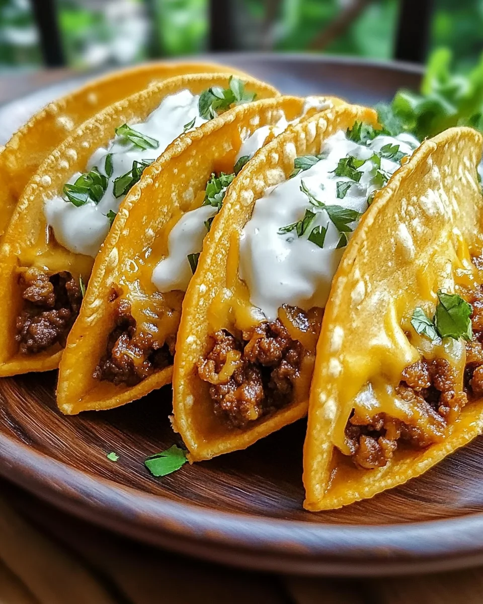 Loaded Cheesy Pocket Tacos