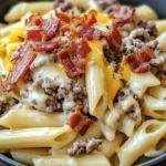Loaded Turkey Turkey Bacon Cheeseburger Pasta