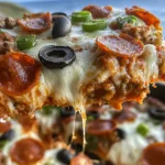 Low Carb Pizza Casserole