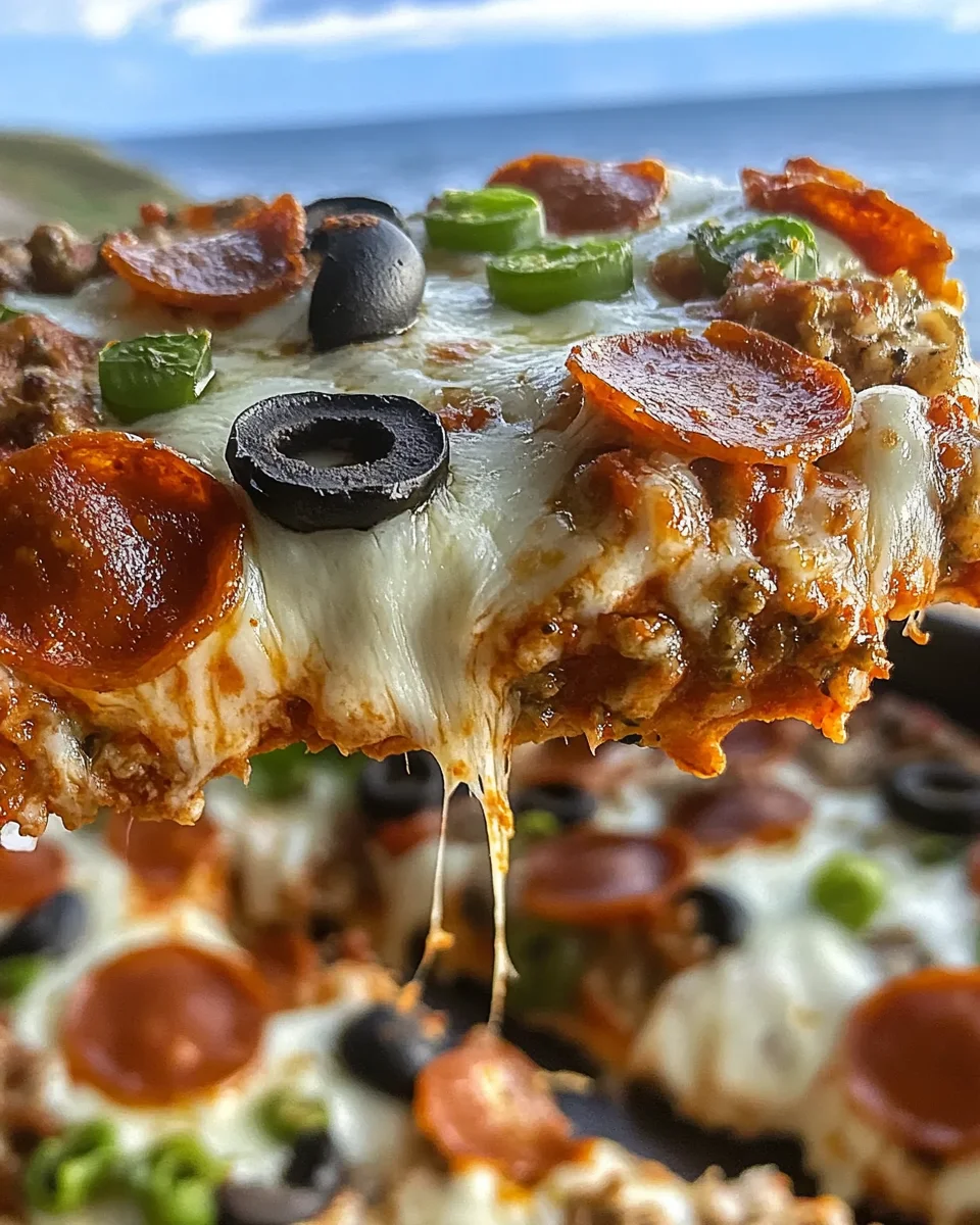 Low Carb Pizza Casserole