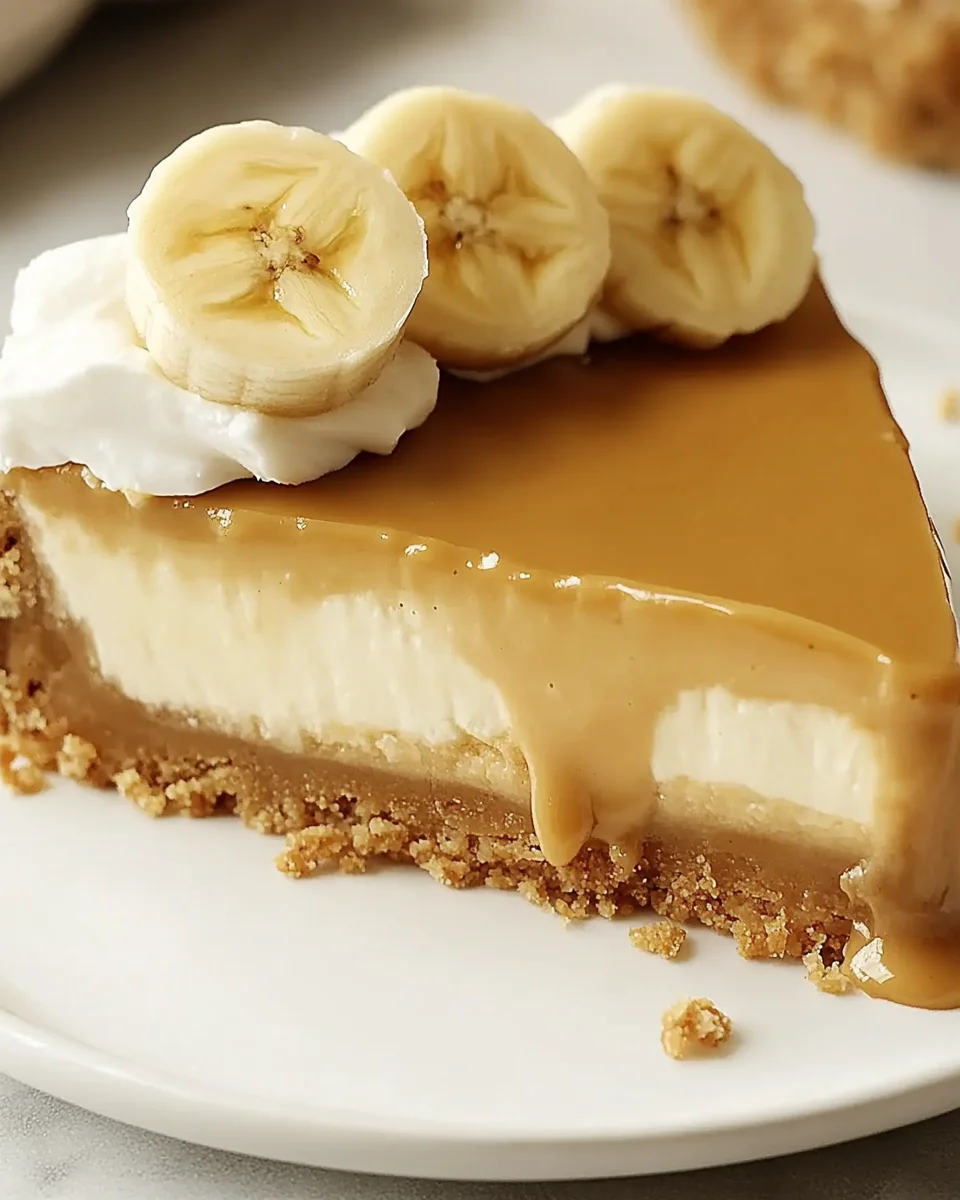 No-Bake Banoffee Cheesecake