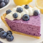 No Bake Lemon Blueberry Pie