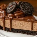 No Bake Oreo Nutella Cheesecake