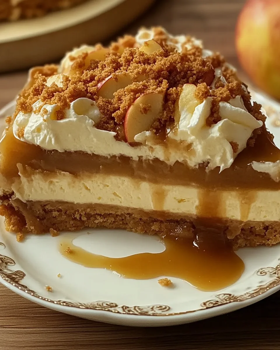 No bake Apple pie cheesecake