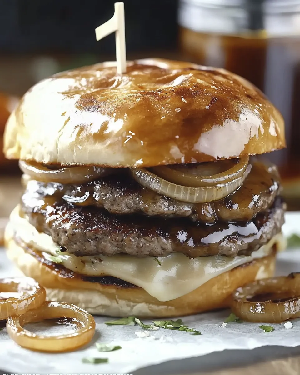 Onion Soup Burgers