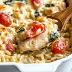 Orzo Tuscan Chicken Bake