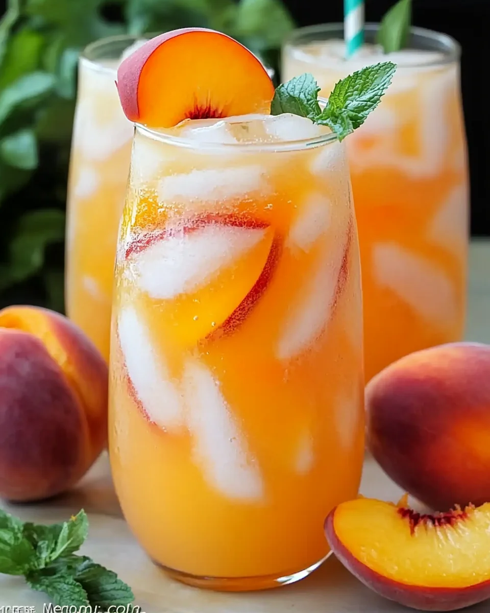 Peach Lemonade Delight