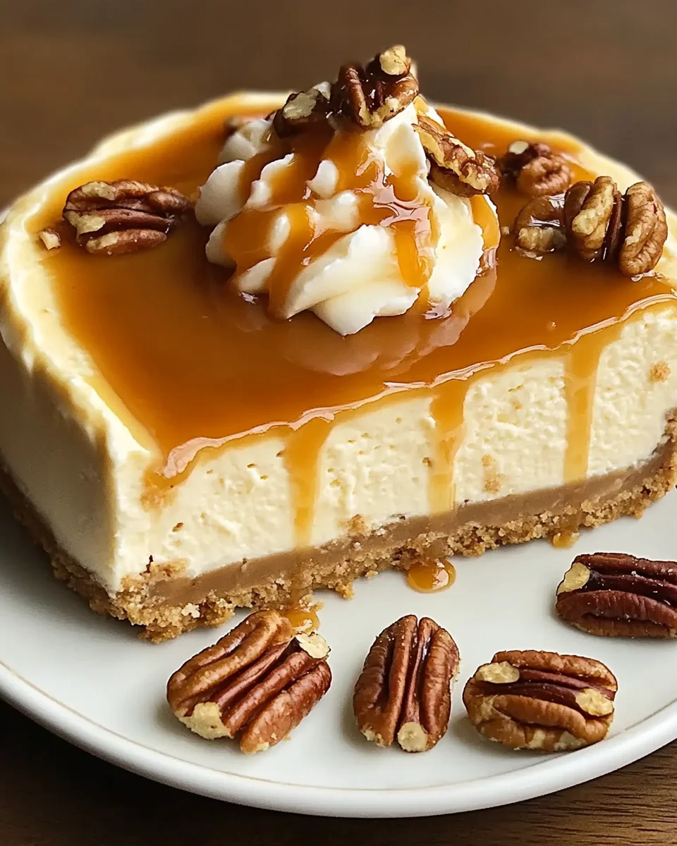 Pecan Caramel Cheesecake