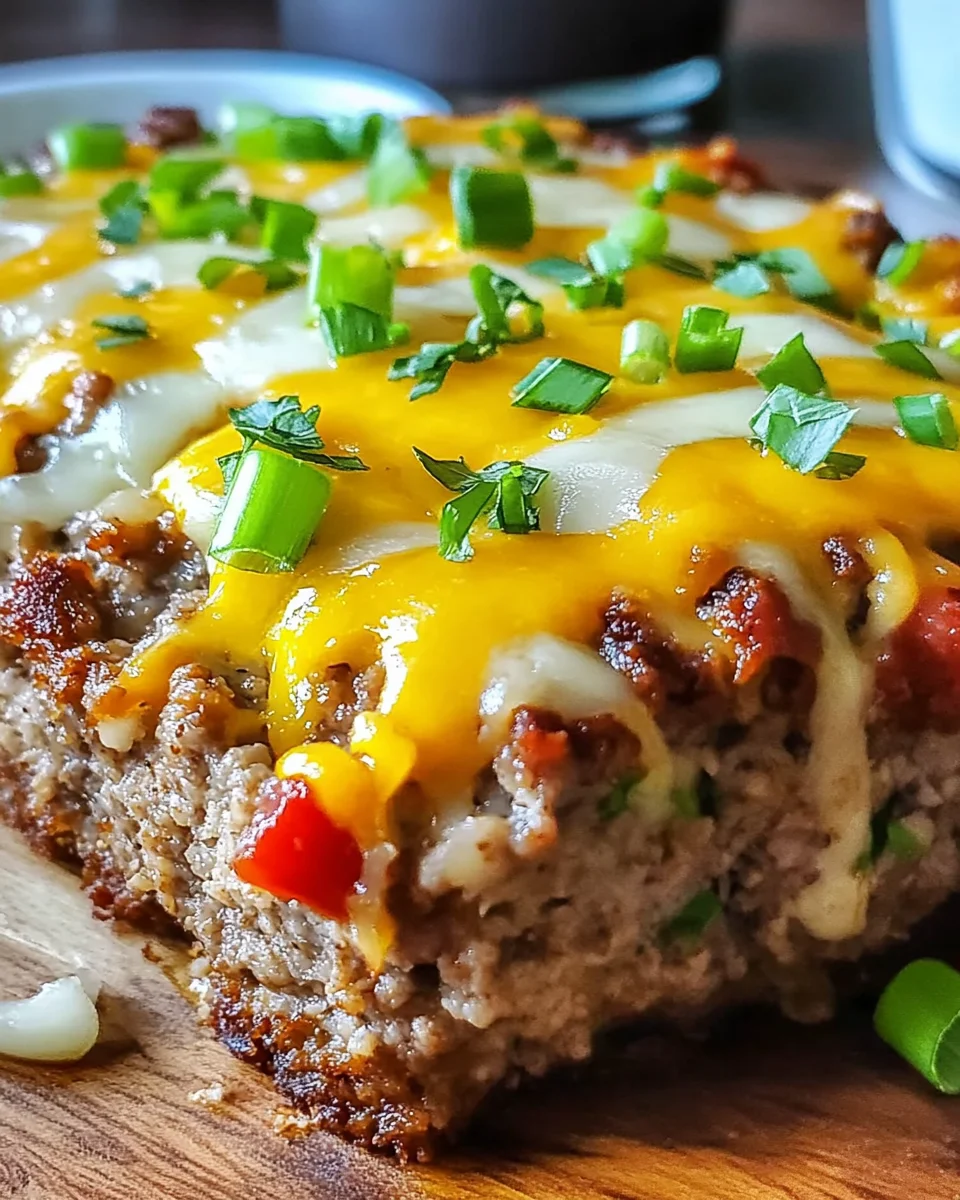 Philly Cheesesteak Meatloaf