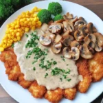 Rahmschnitzel Creamy Mushroom Schnitzel