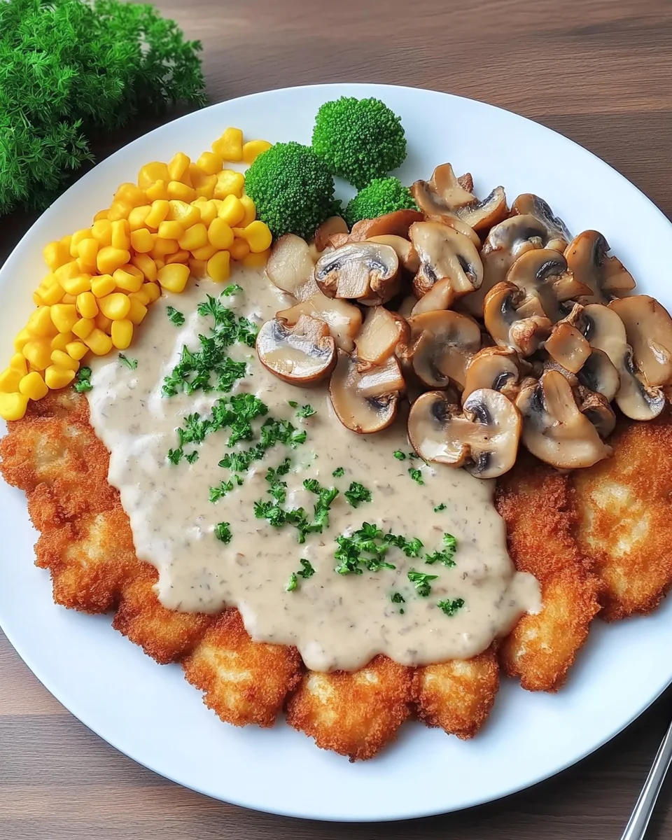 Rahmschnitzel Creamy Mushroom Schnitzel