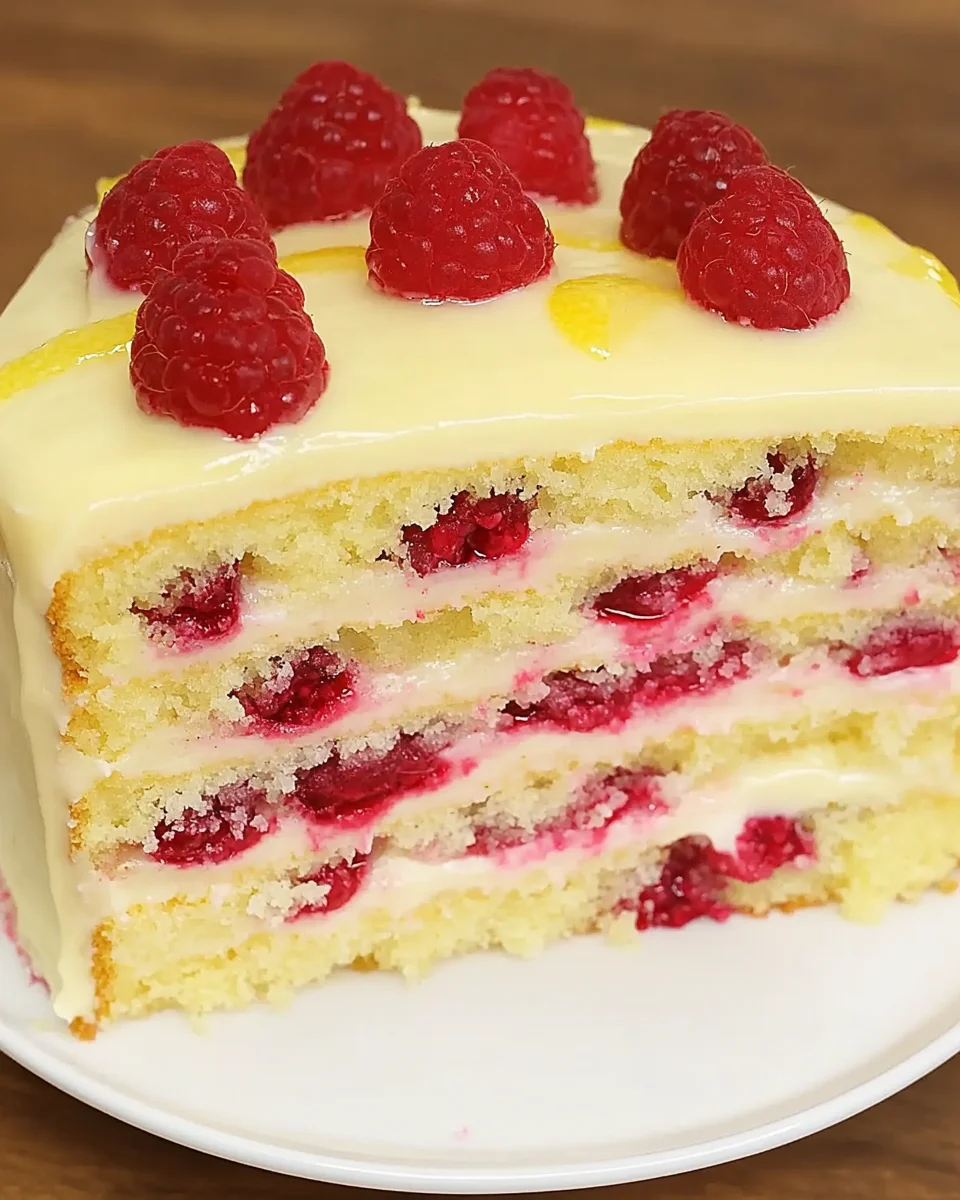 Raspberry Lemon Cake
