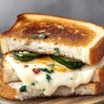 Roasted Jalapeno Popper Grilled Cheese