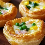 Savory Puff Pastry Cups
