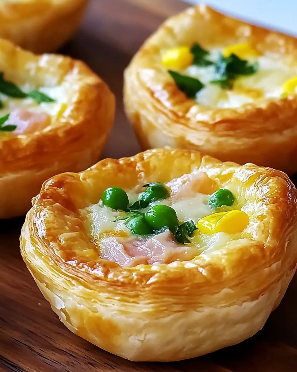 Savory Puff Pastry Cups