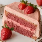 Small-batch Vegan Strawberry Cake